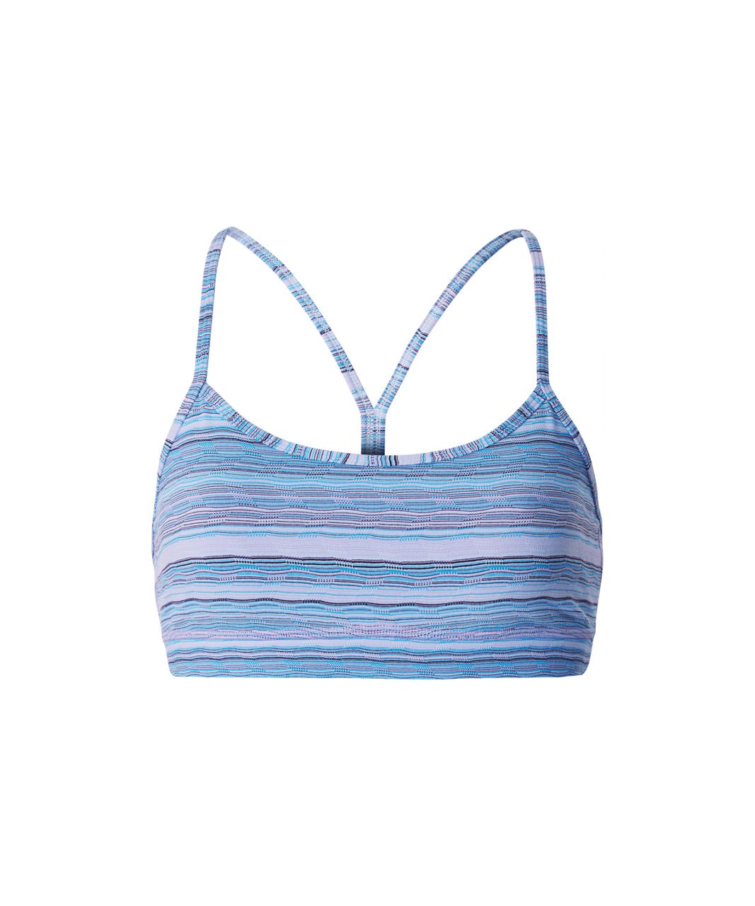 Lululemon Flow Y Bra IV - Wave Twist Lilac Caspian Blue