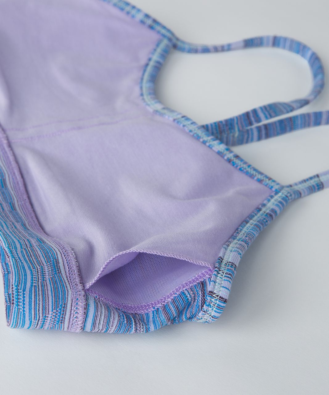 Lululemon Flow Y Bra IV - Wave Twist Lilac Caspian Blue