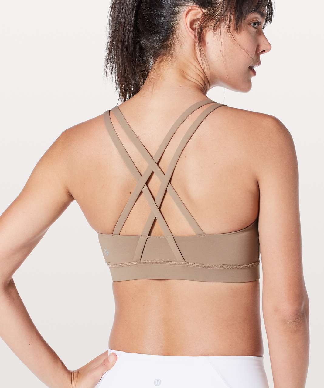 Lululemon Beige Cross Back Sports Bra ( 8 ) Tan Size M - $43