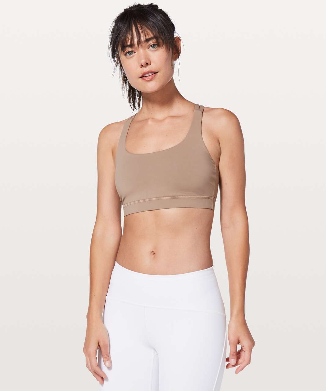 Lululemon Energy Bra *Reflective - High Beam Energy Bra Soft Sand Reflective  - lulu fanatics