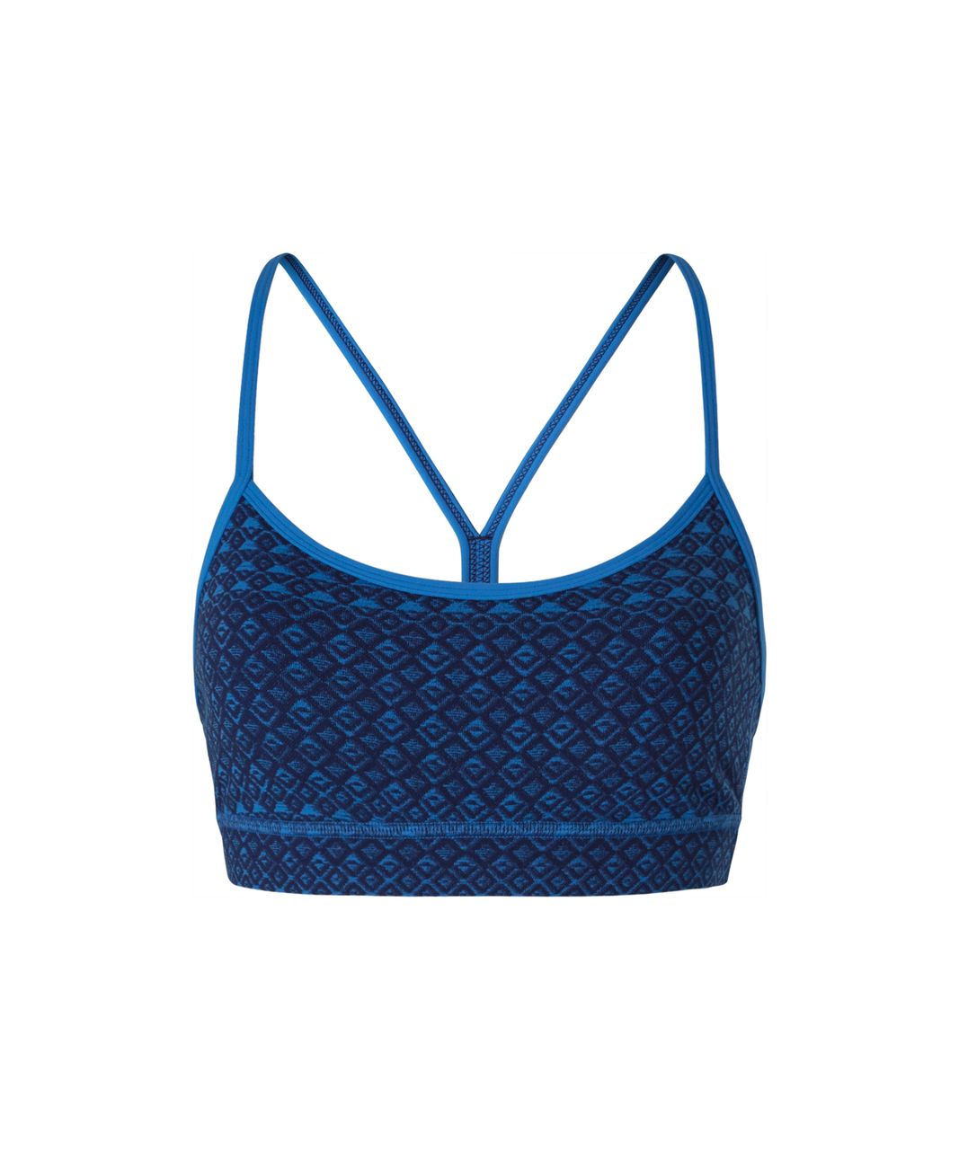 Lululemon Flow Y Bra IV - Lakeside Blue / Hero Blue / Lakeside Blue