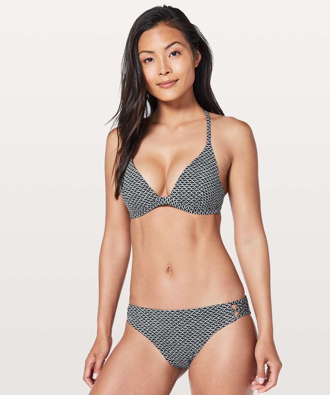 Lululemon Deep Sea Swim Top - Black - lulu fanatics