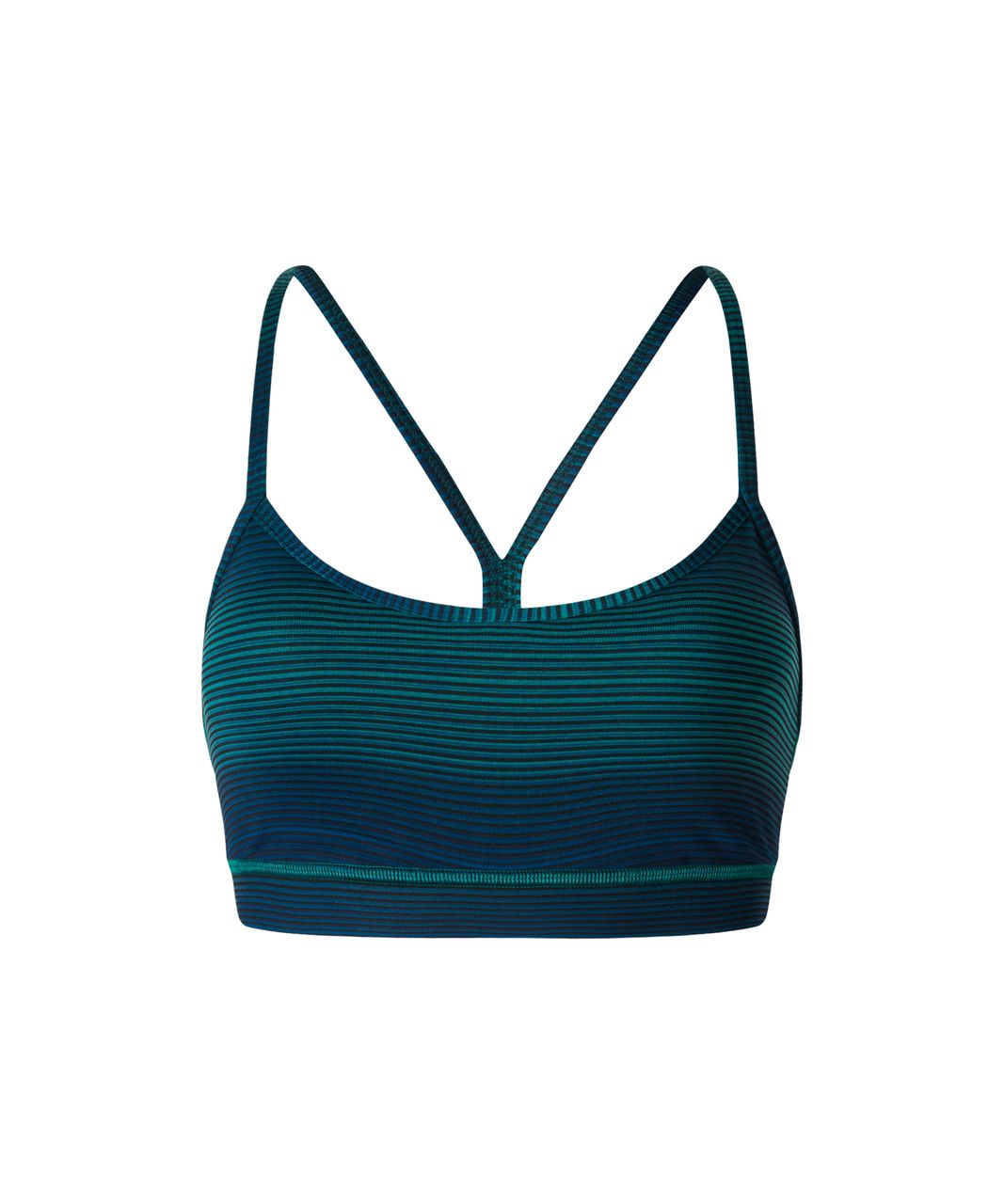 Lululemon Flow Y Bra IV - Simply Radiant Hunter Green Black