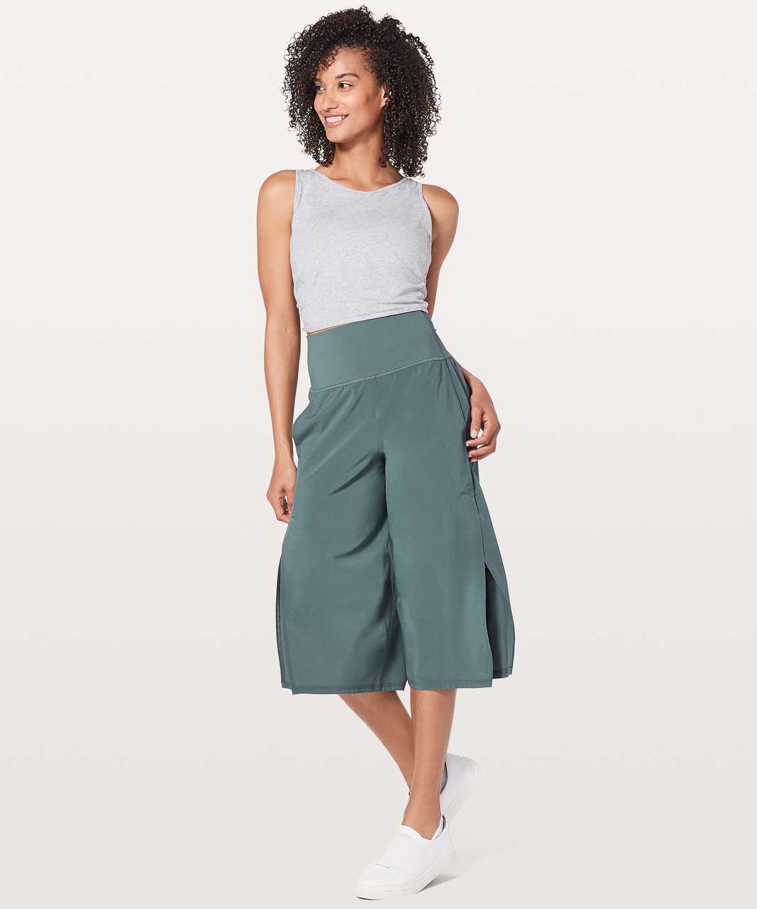 Lululemon Serene Crop - Sea Steel