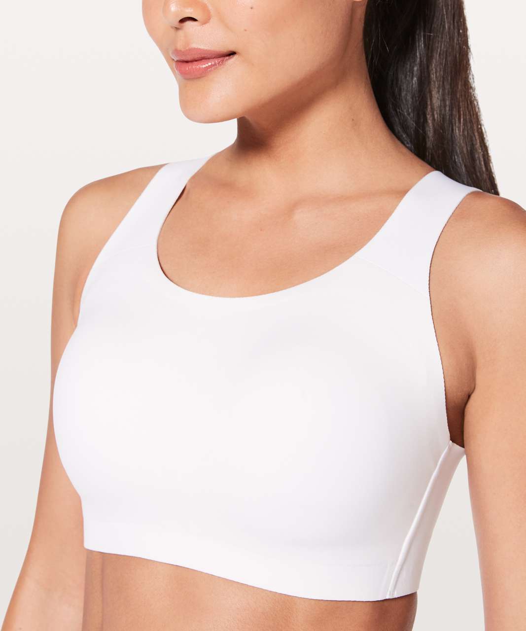 Lululemon Enlite Bra *Zip Front - White - lulu fanatics