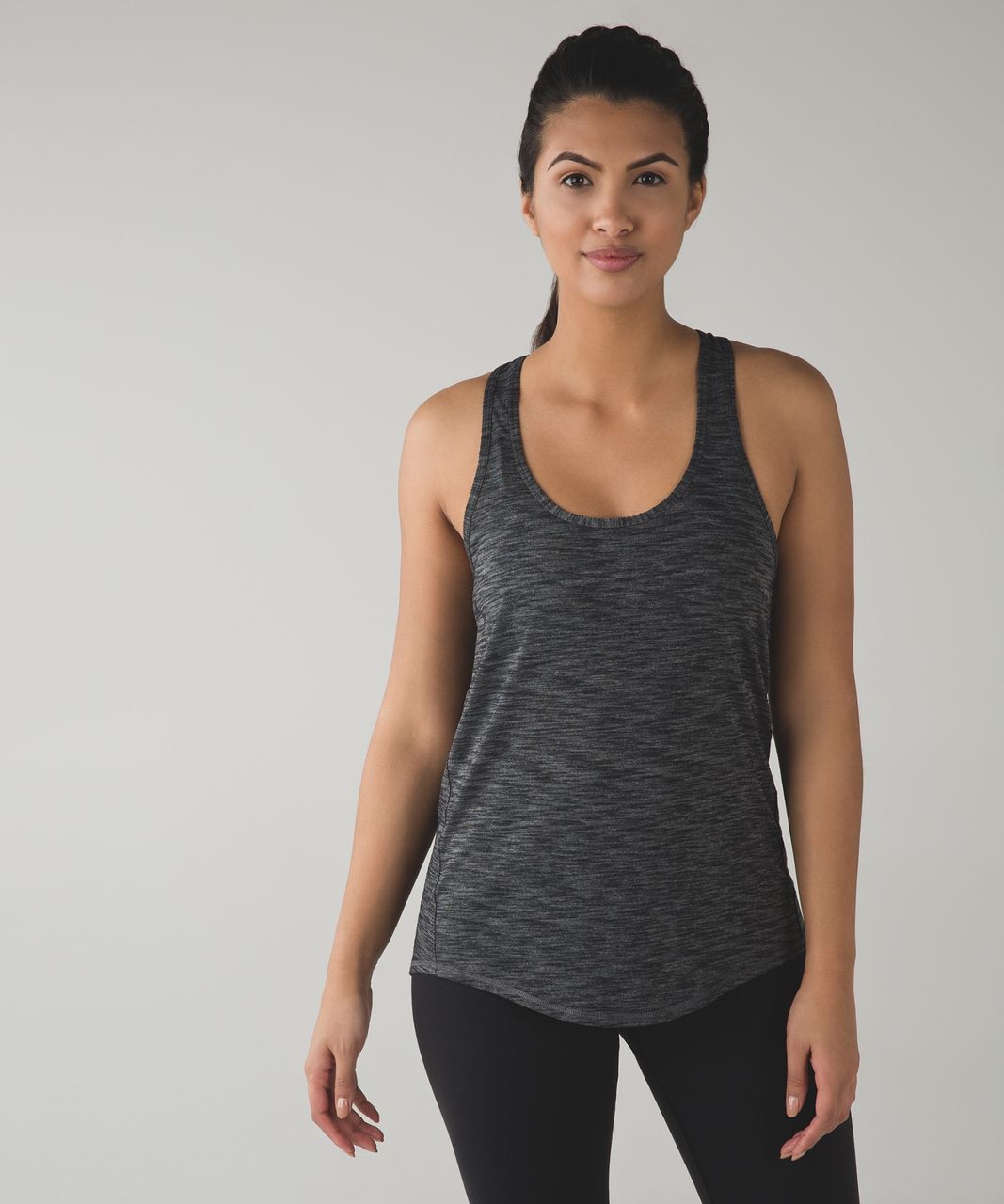 Lululemon Salute the Sun Singlet II - Heathered Black