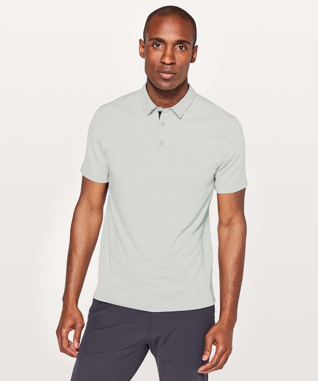 Lululemon Evolution Polo - Heathered Sea Salt