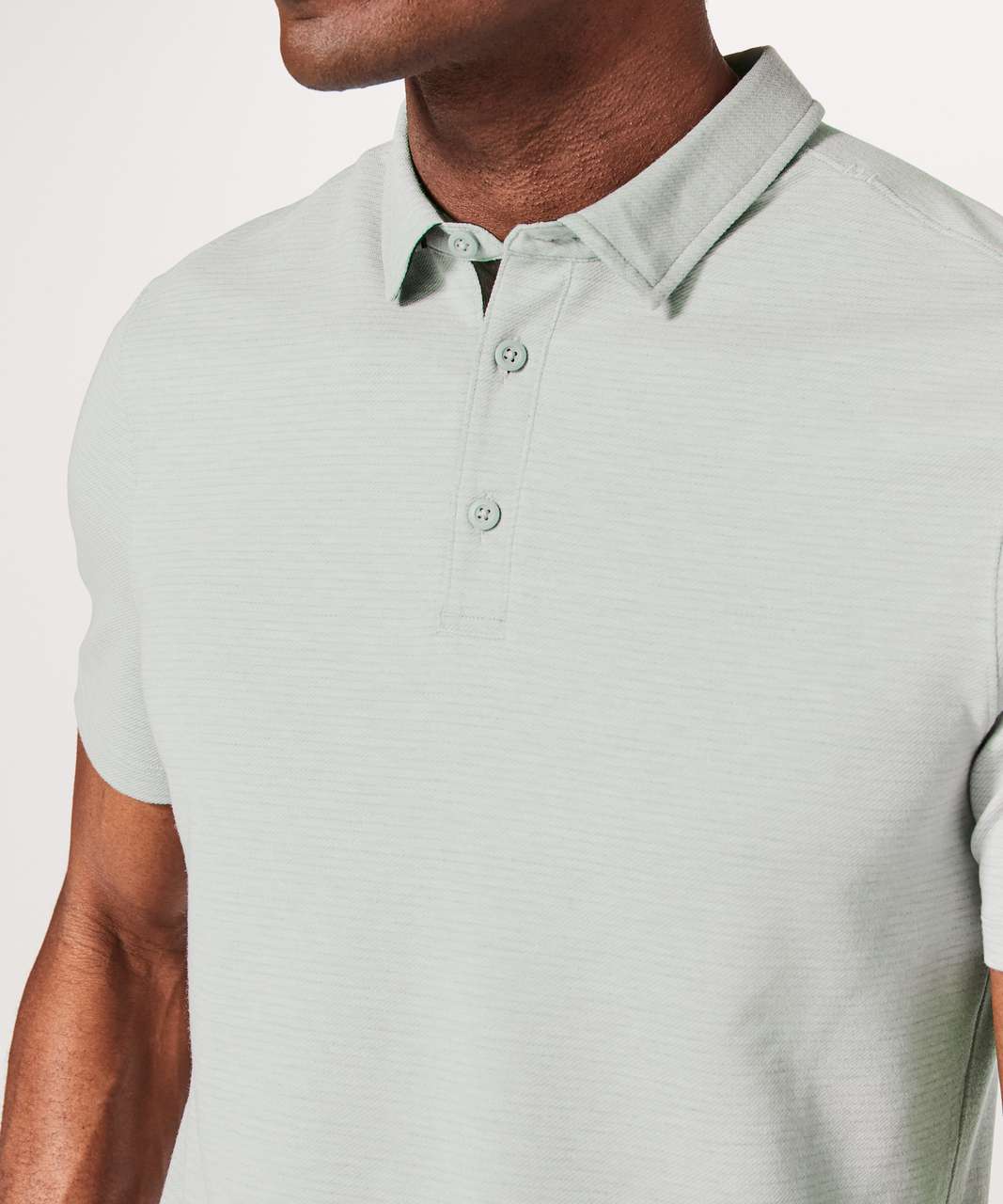 Lululemon Evolution Polo - Heathered Sea Salt