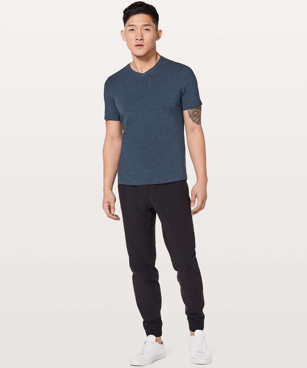 Lululemon 5 Year Basic V *Updated Fit - Heathered Nautical Navy