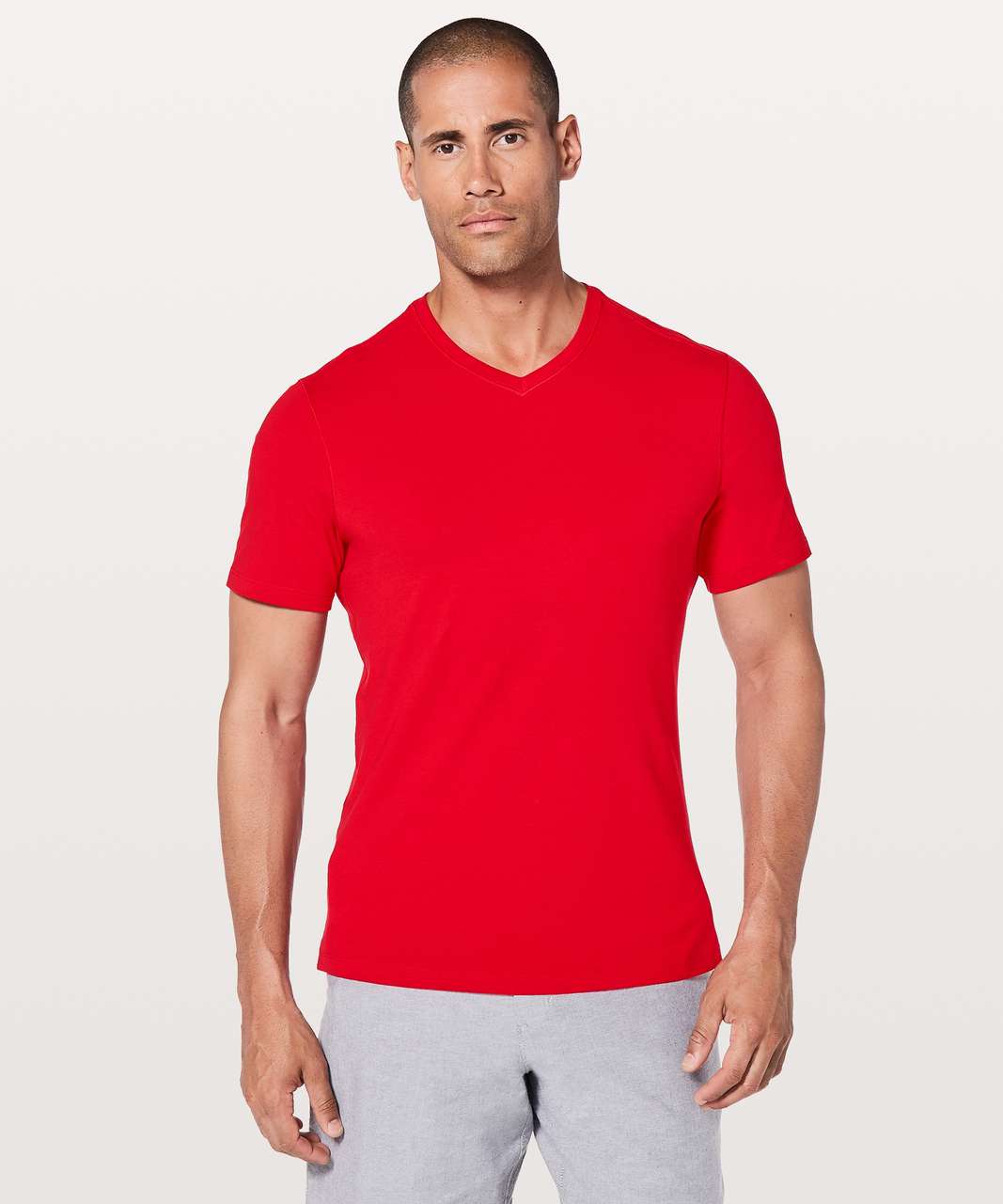 Lululemon 5 Year Basic V *Updated Fit - Bold Red