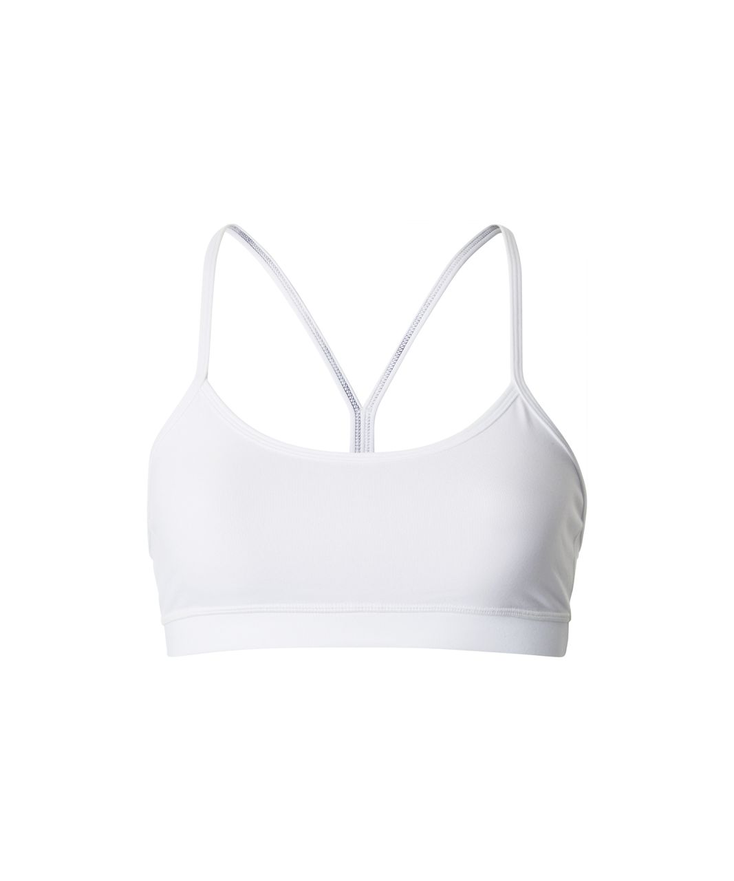 Lululemon Flow Y Bra IV - White - lulu fanatics