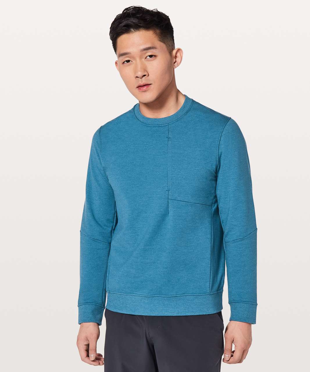 Lululemon City Sweat Crew - Heathered Pewter Blue