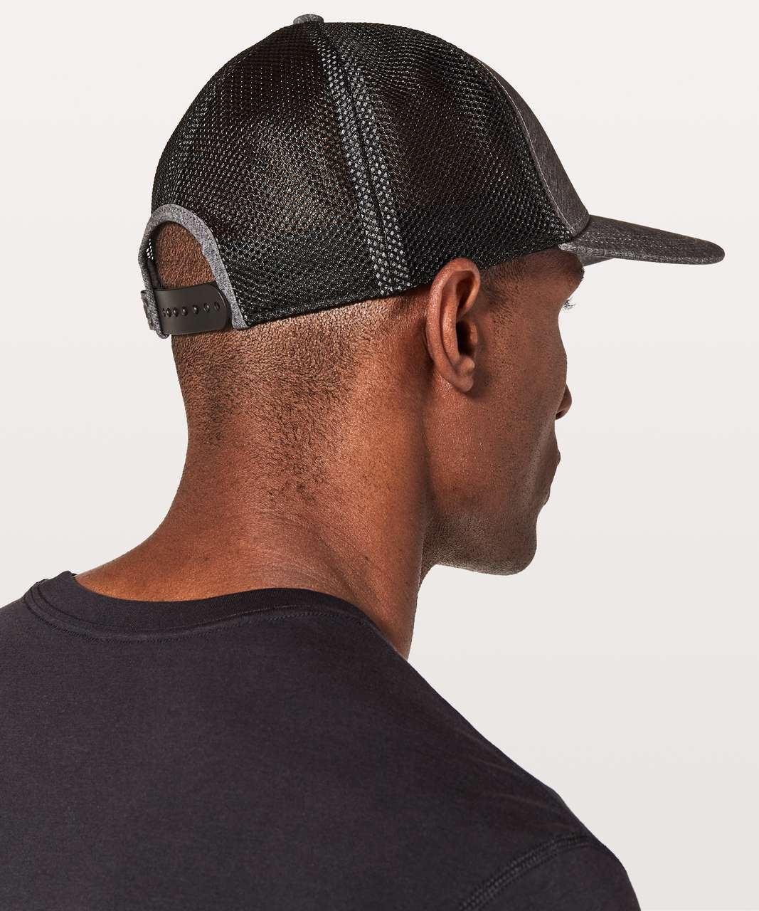 Lululemon Commission Hat - Heathered Texture Printed Greyt Deep Coal / Black