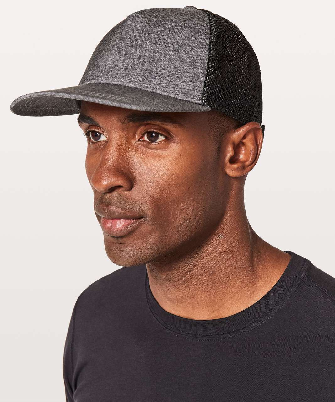 Lululemon Commission Hat - Heathered Texture Printed Greyt Deep Coal / Black