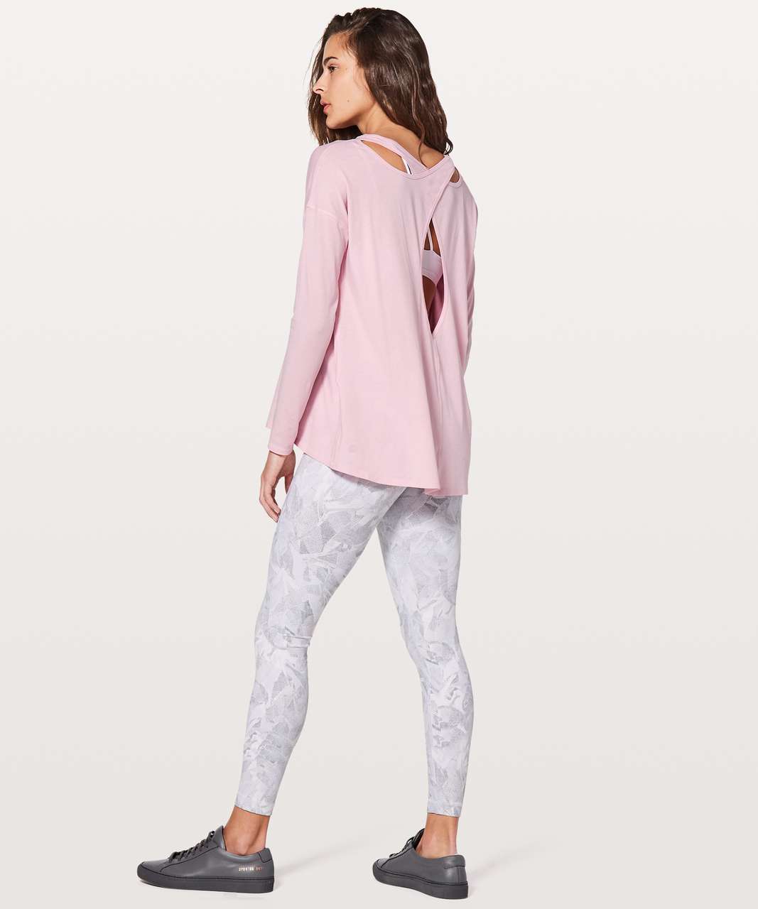 Lululemon Back Into It Long Sleeve - Petals