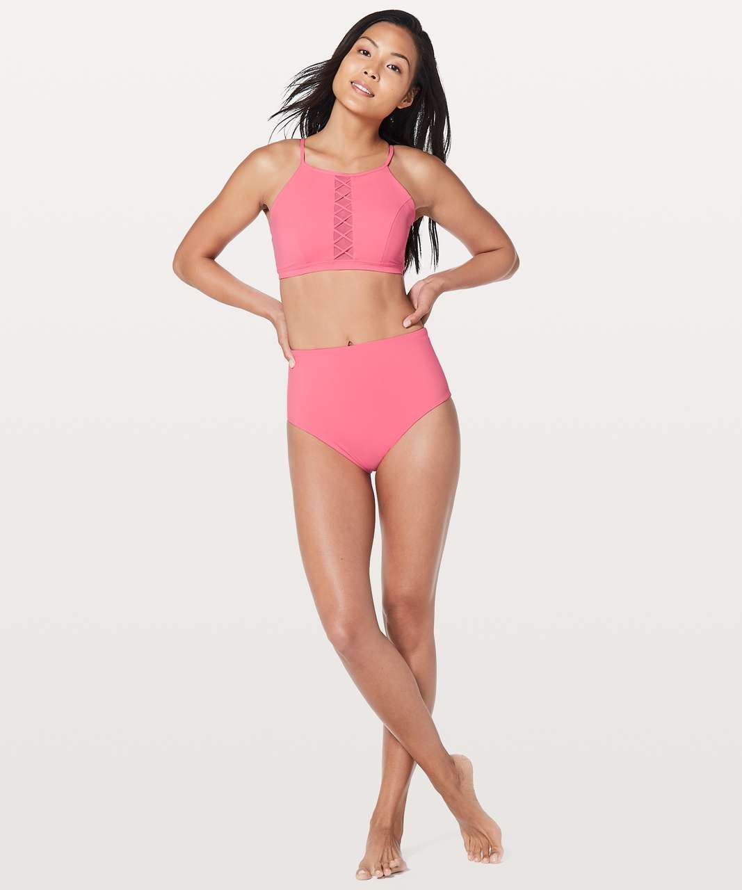 Lululemon Deep Sea High Waist Bottom - Glossy