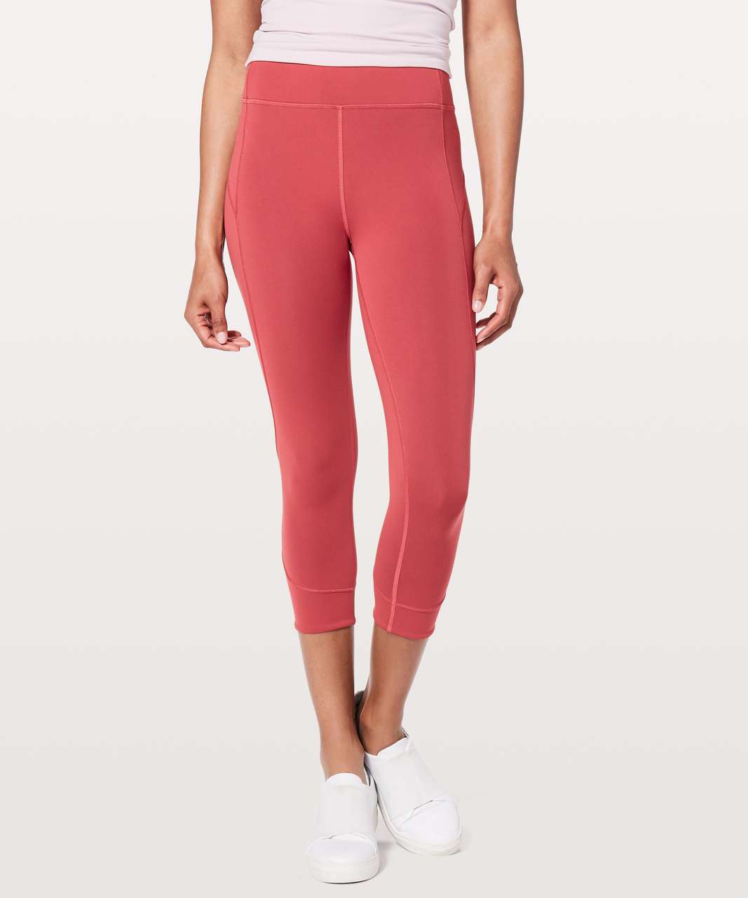 Lululemon In Movement Crop *Everlux 19 - Vintage Rose - lulu fanatics