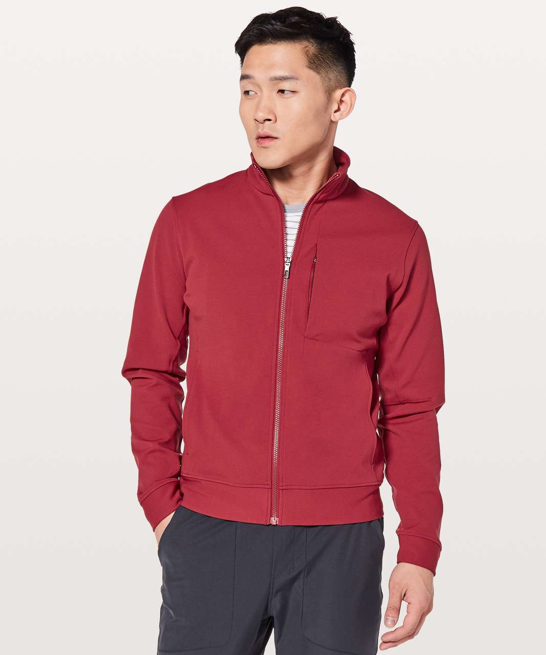 Lululemon Sojourn Jacket - Oxblood - lulu fanatics