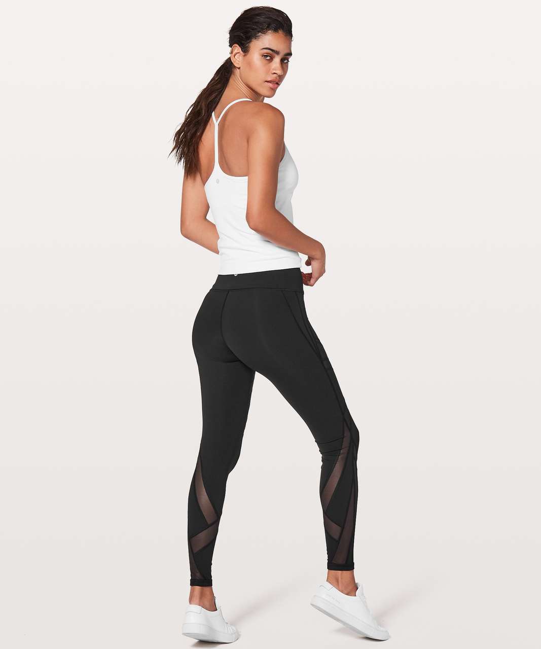 Lululemon 8 Wunder Under High-Rise Tight *Mesh 28 Black - $60 - From Jenny