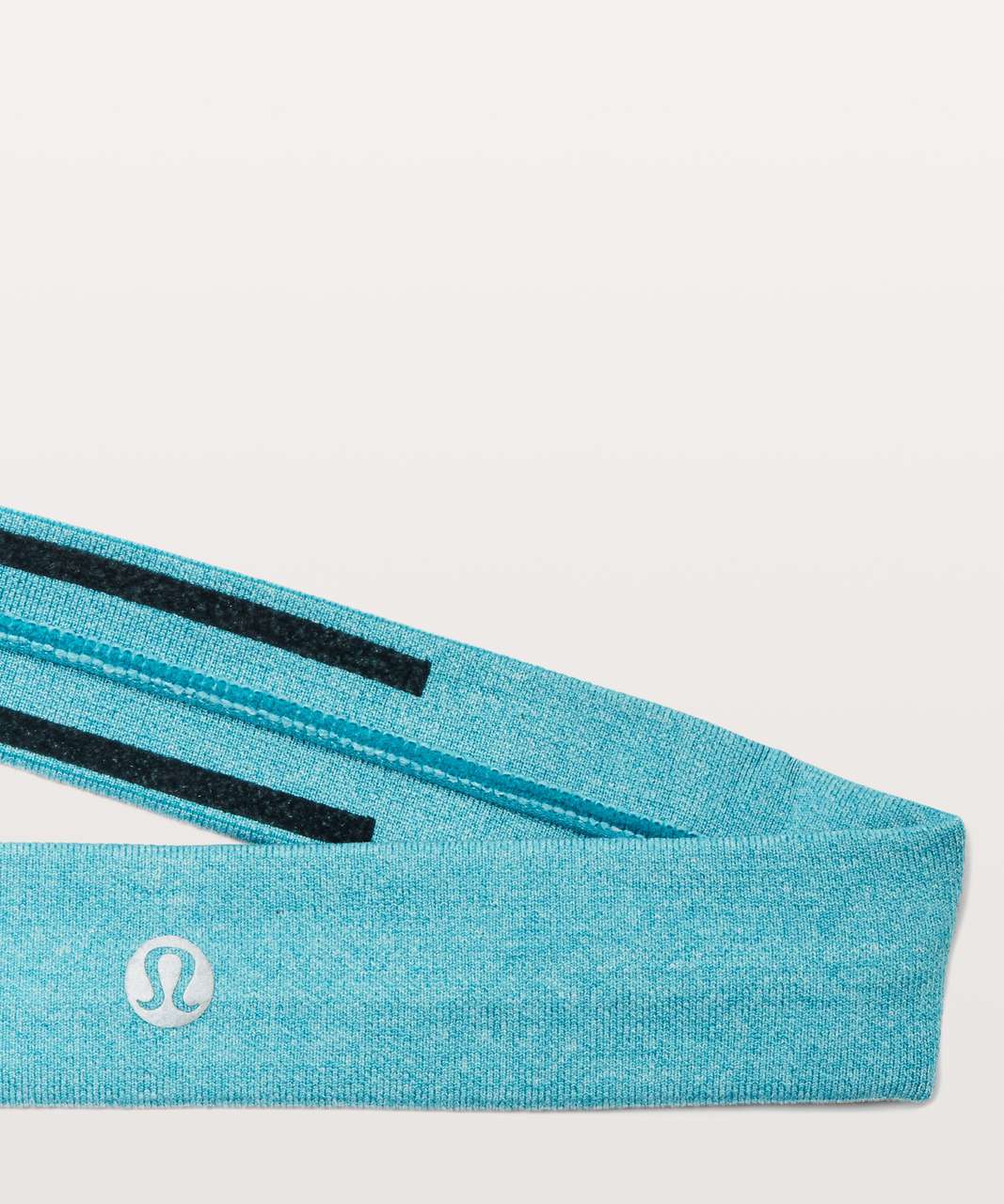 Lululemon Cardio Cross Trainer Headband - Teal Blue / White