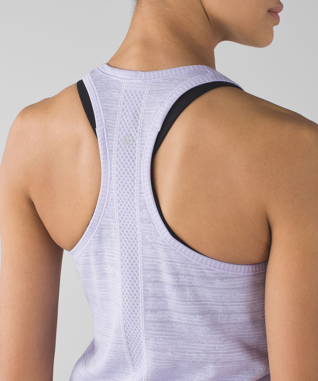 Lululemon Swiftly Tech Racerback - Heathered Lilac (Striped)