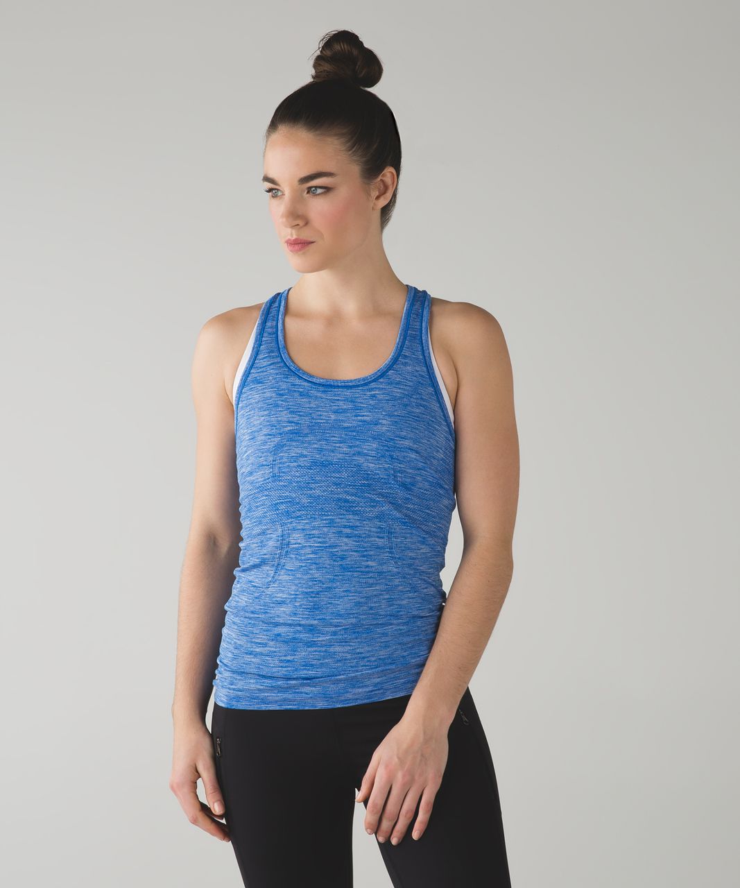 Lululemon Swiftly Tech Racerback - Heathered Lakeside Blue