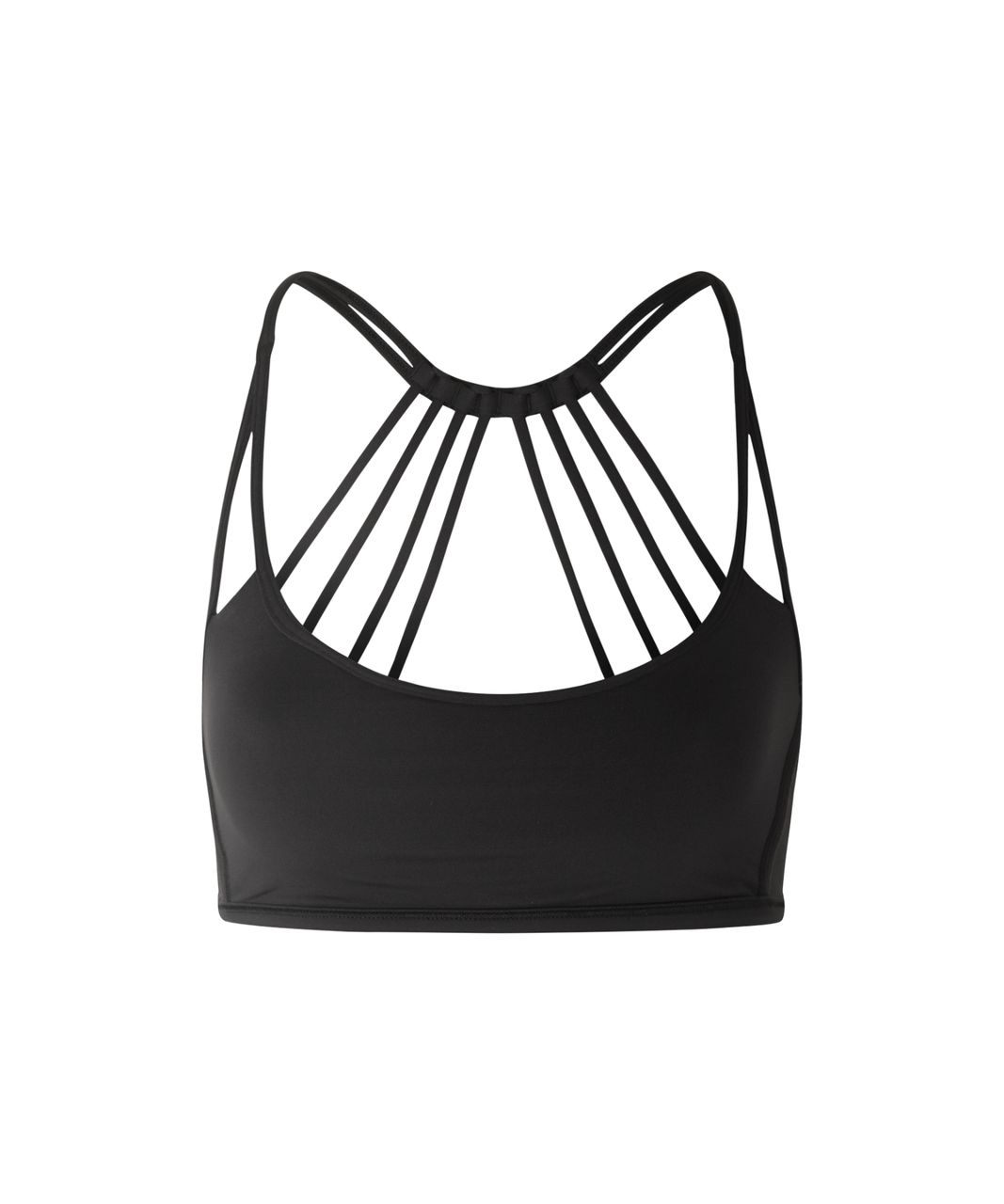 Lululemon Lighten Up Bra - Black - lulu fanatics