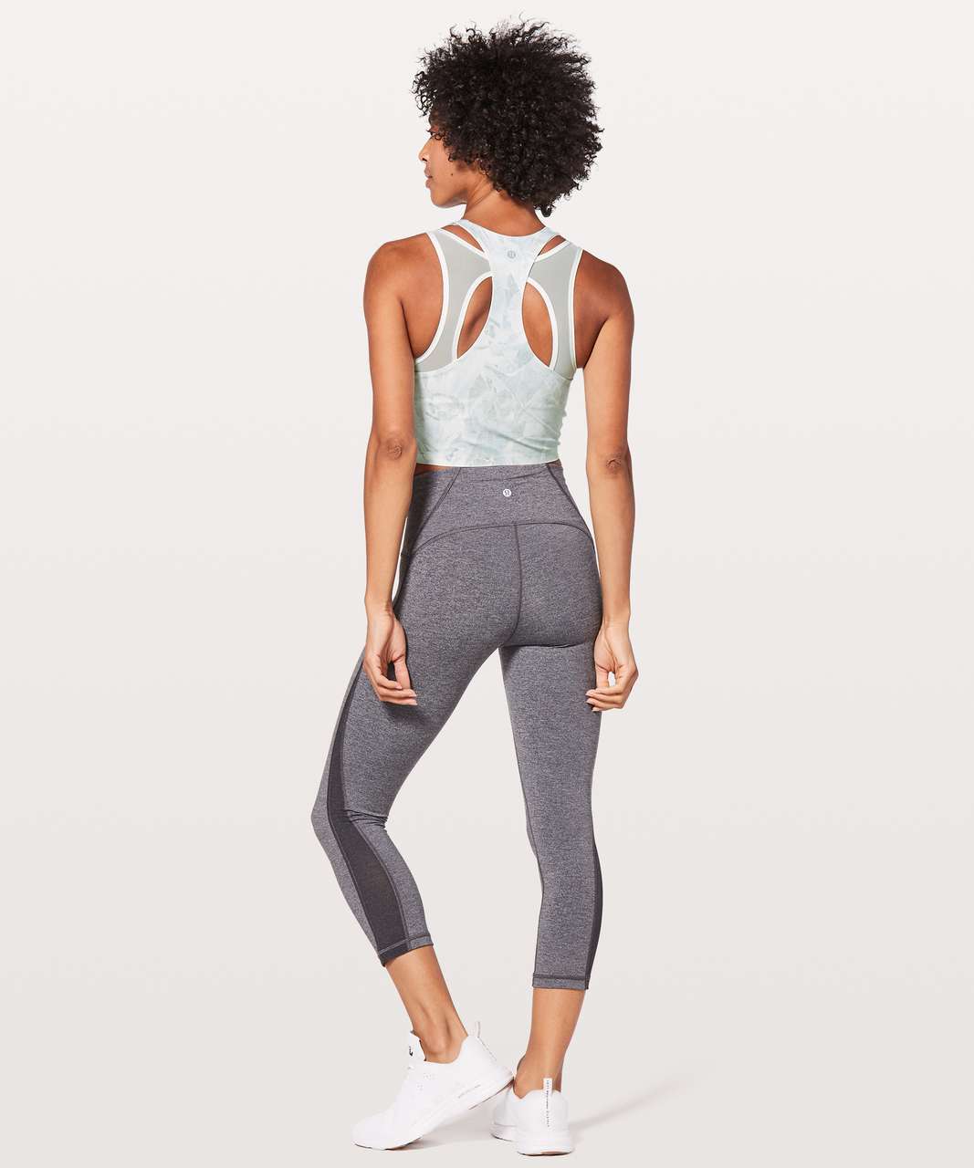 Lululemon Break Free Tank *Nulux - Jasmine White Multi / White