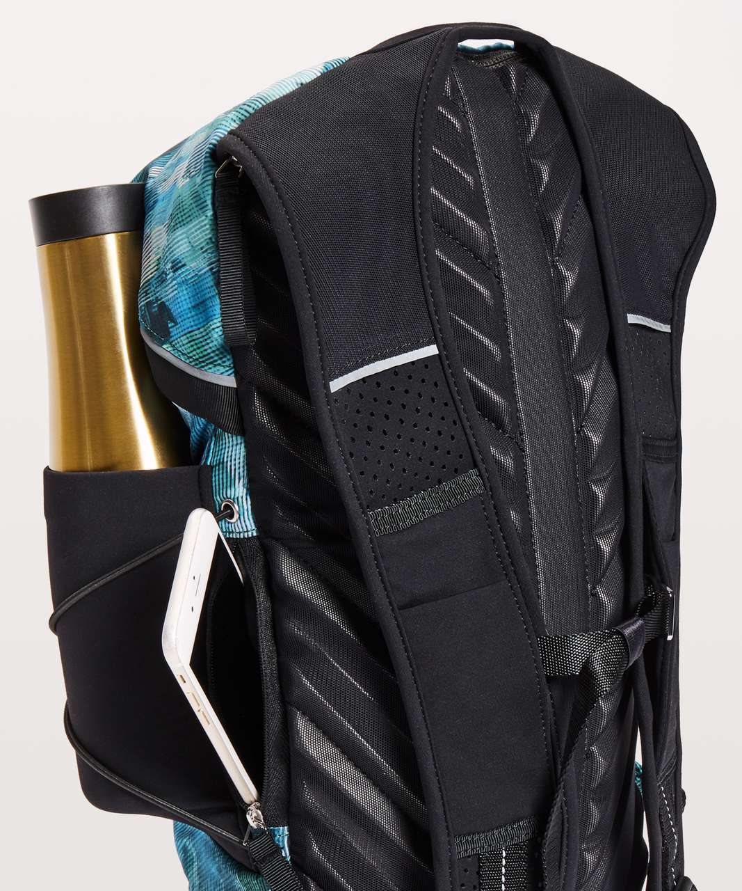 Lululemon Run All Day Backpack II *13L - Sun Dazed Multi Blue / Black