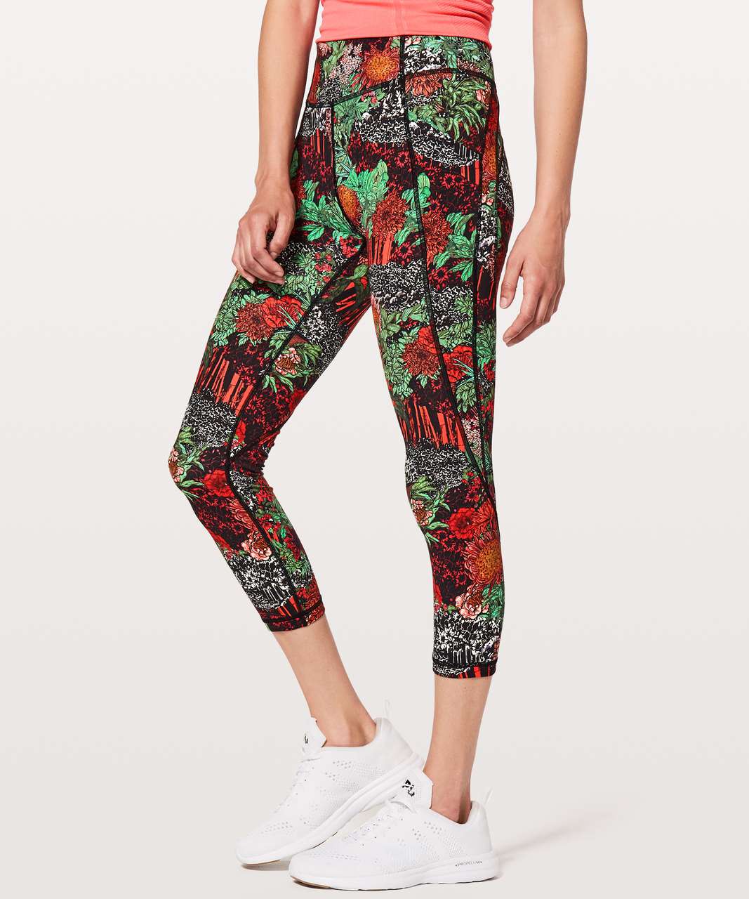 Lululemon Time To Sweat Crop *23 - Zen Garden Multi - lulu fanatics