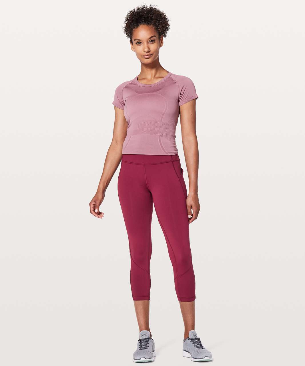 Lululemon Pace Rival Crop *22" - Ruby Wine