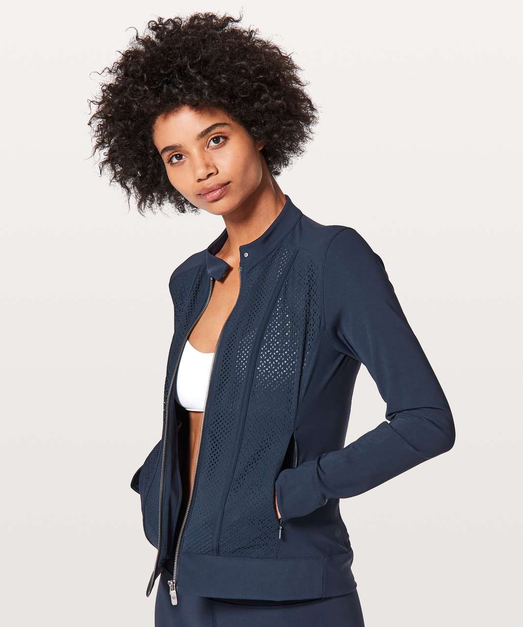 Lululemon Get Your Peek On Jacket - True Navy