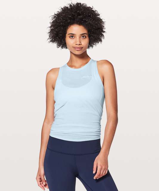 Lululemon All Tied Up Tank - Juniper - lulu fanatics