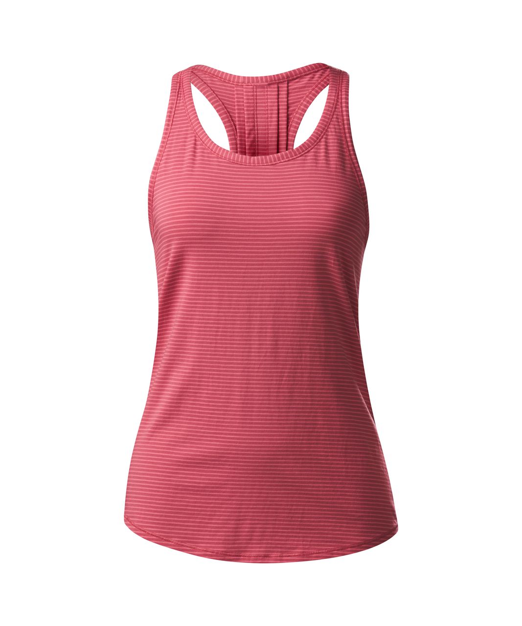 Lululemon Yogi Everyday Tank - Hyper Stripe Fireside Red Flash Light