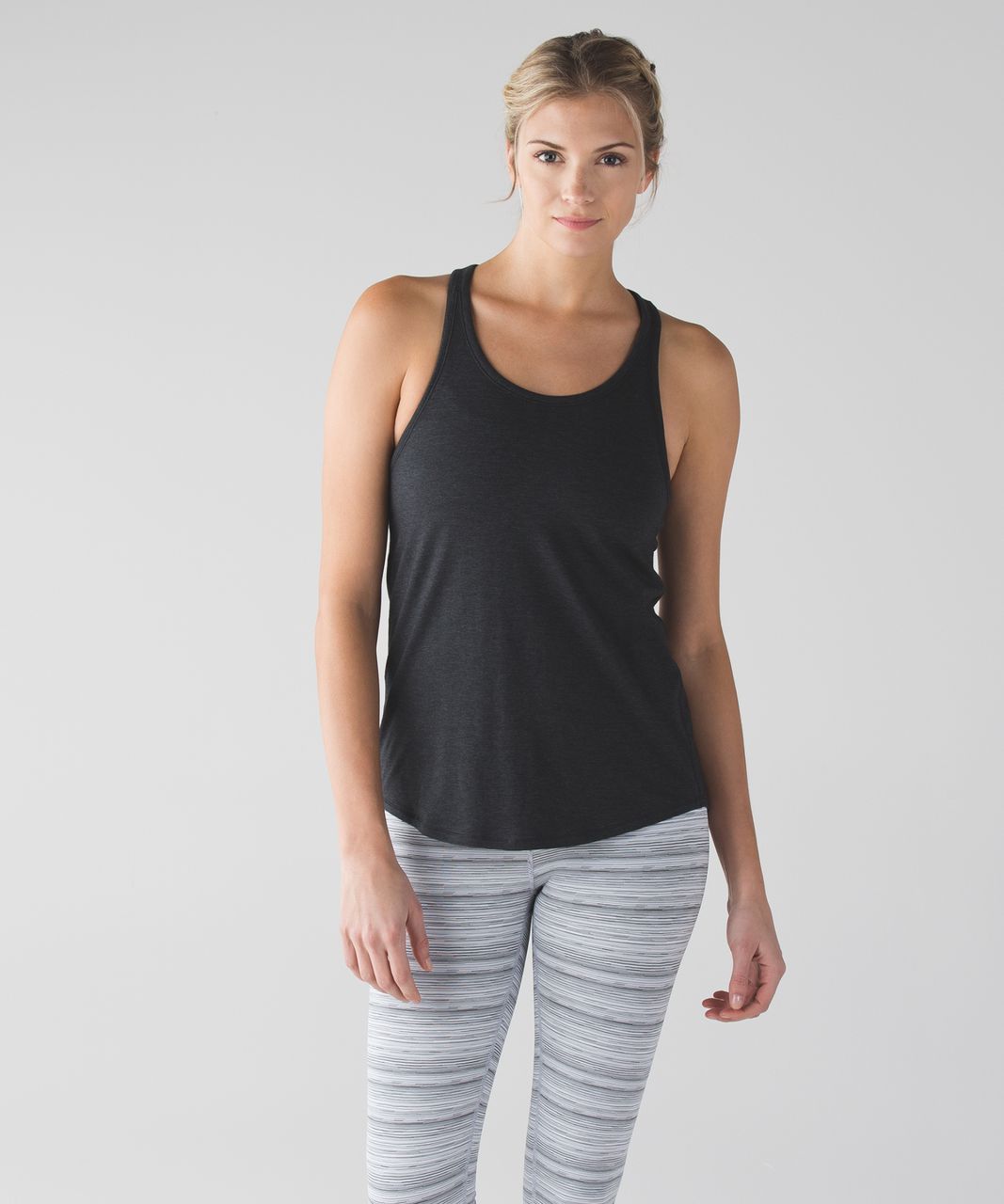 Lululemon Yogi Everyday Tank - Heathered Black