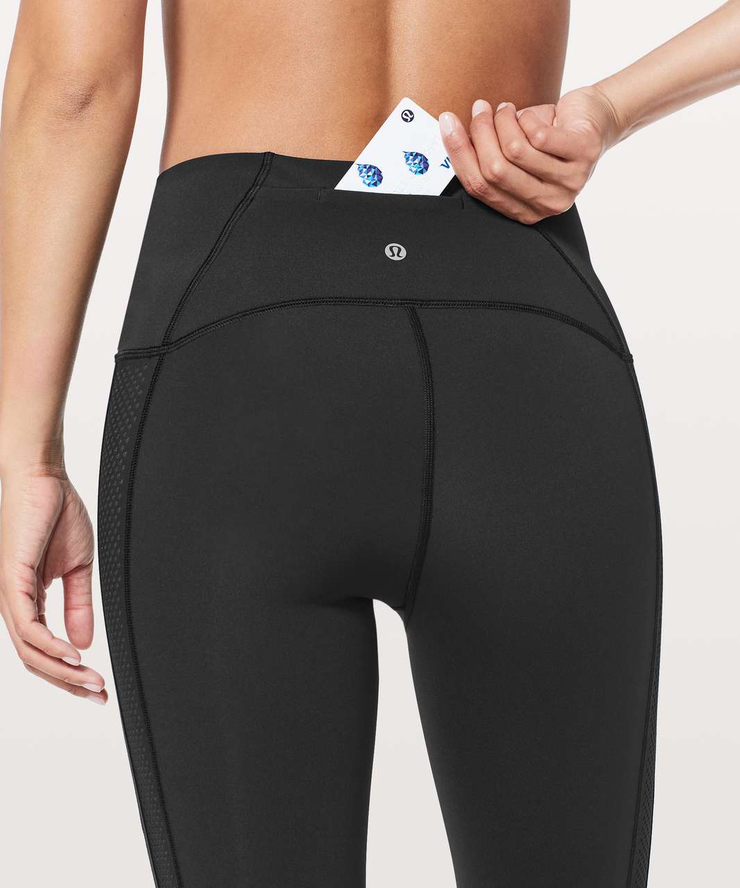 Lululemon Get Your Peek On Crop *17" - Black