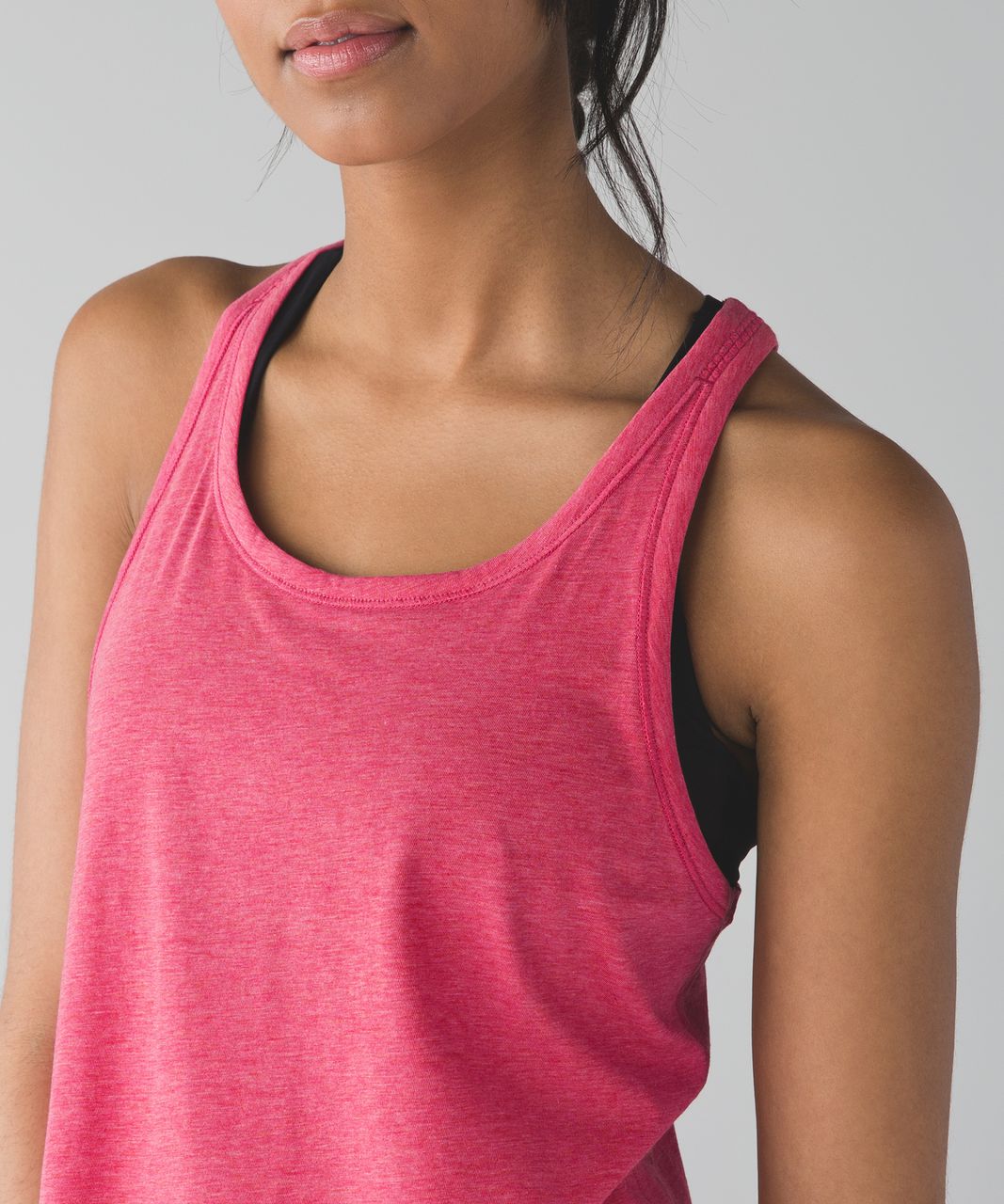 Lululemon Yogi Everyday Tank - Heathered Boom Juice