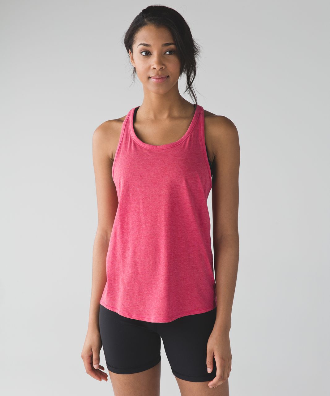 Lululemon Yogi Everyday Tank - Heathered Boom Juice