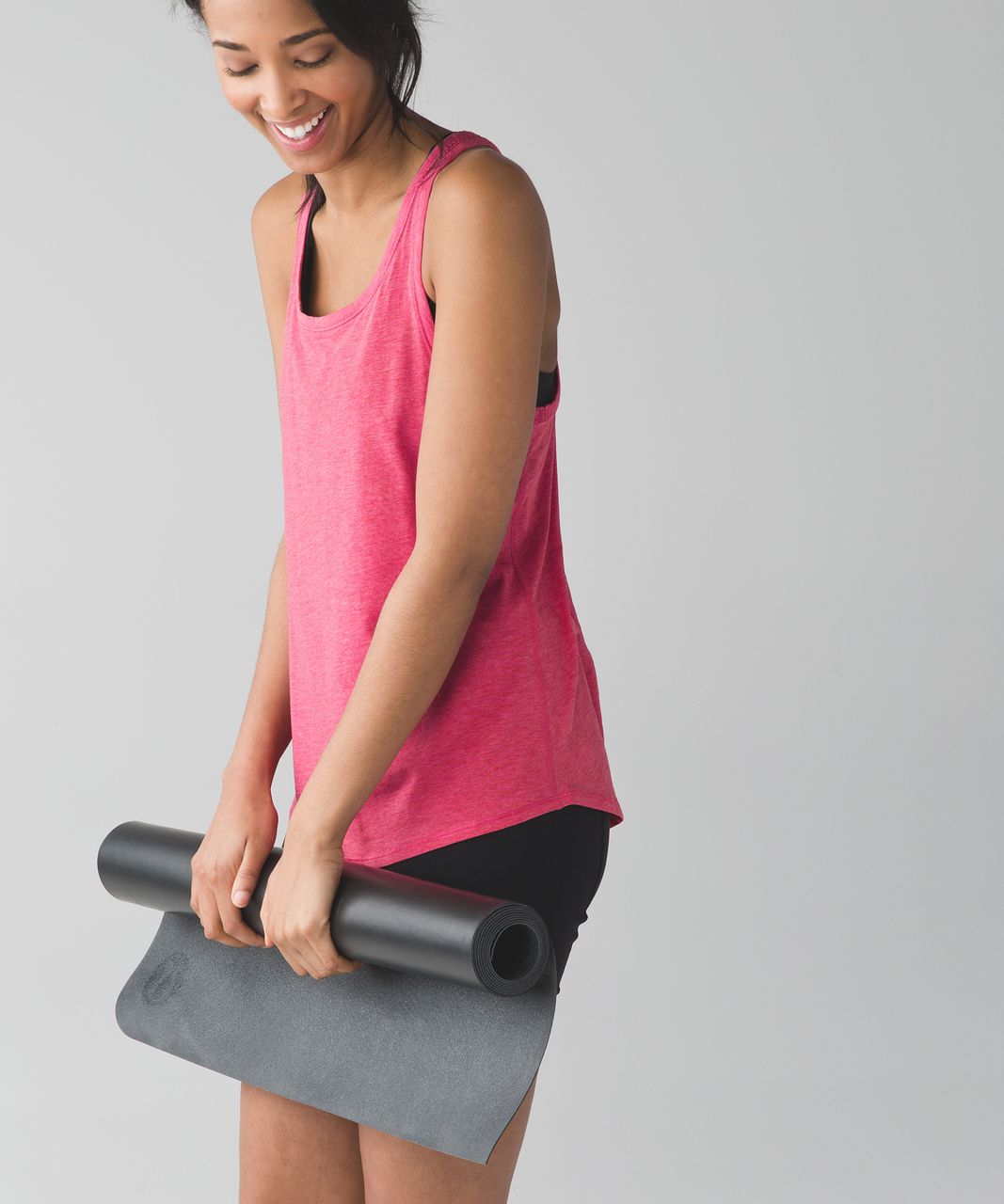 Lululemon Yogi Everyday Tank - Heathered Boom Juice