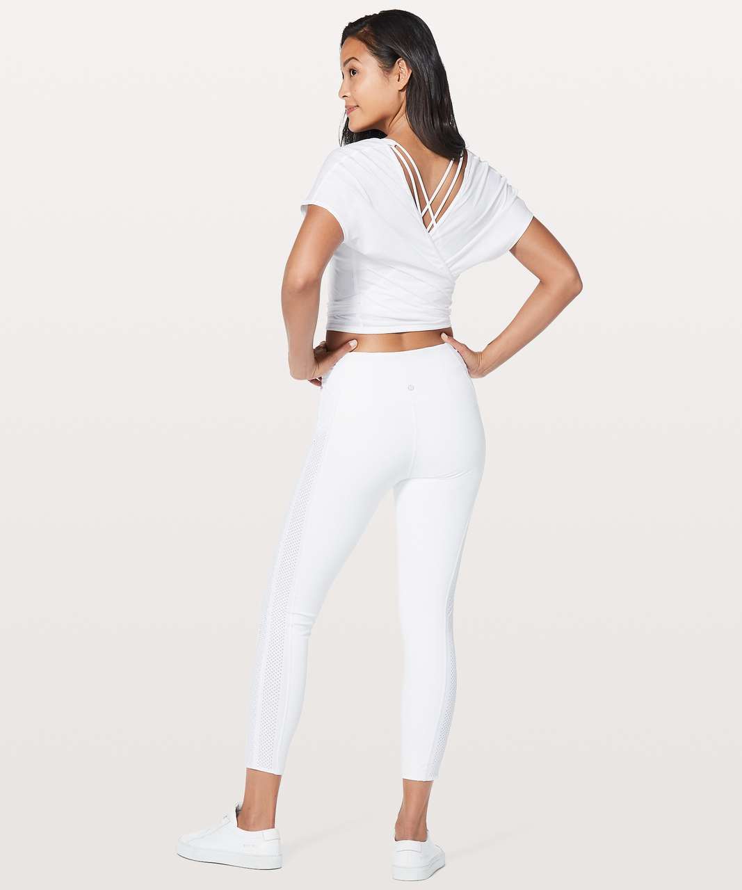 Lululemon Get Your Peek On Tight *28" - White