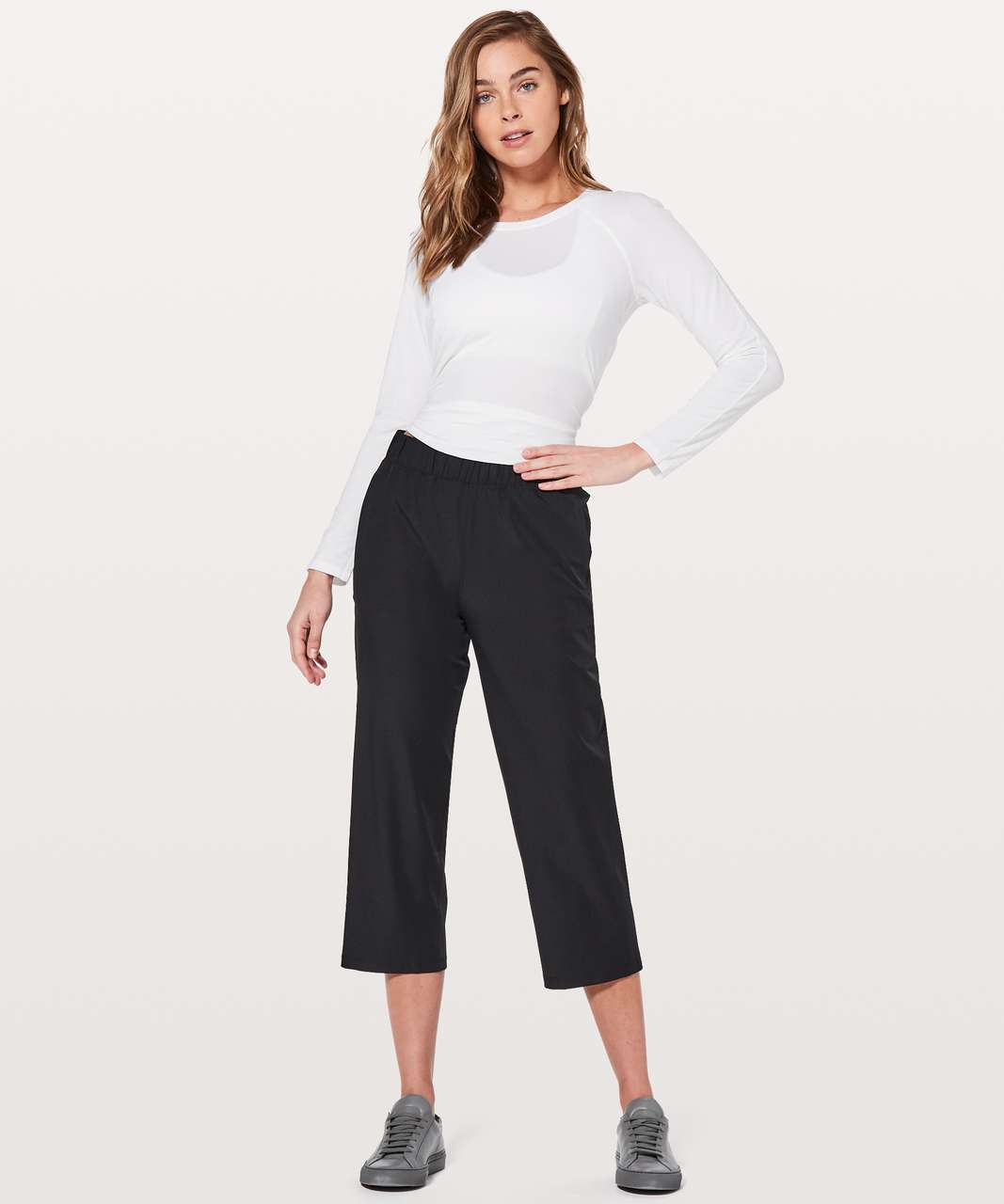 Lululemon On The Fly Crop *23 - Black (Second Release) - lulu