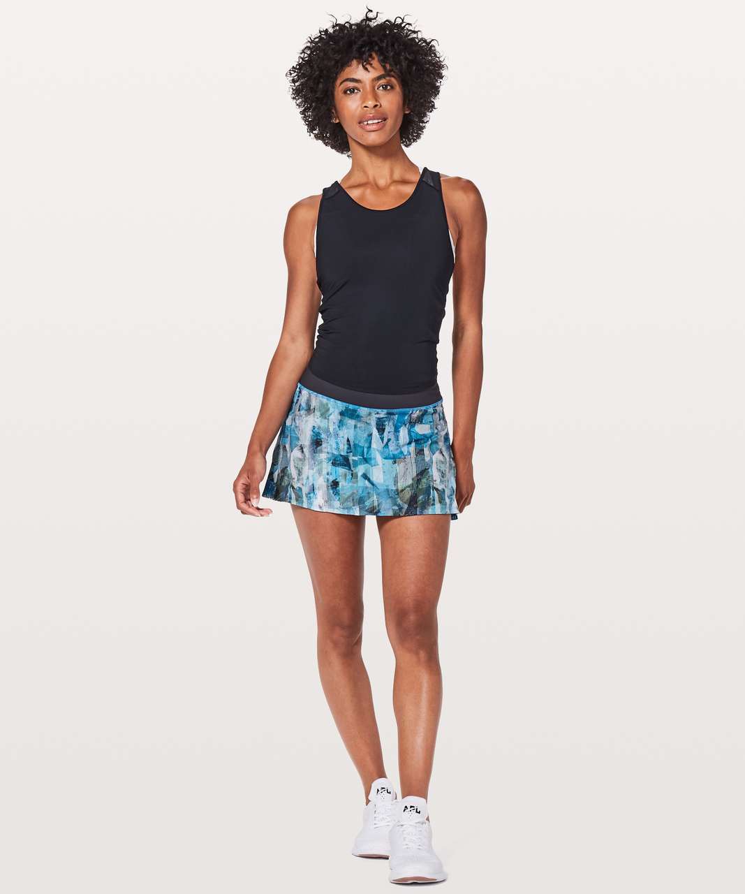 Lululemon Play Off The Pleats Skirt *13" - Sun Dazed Multi Blue / Super Dark