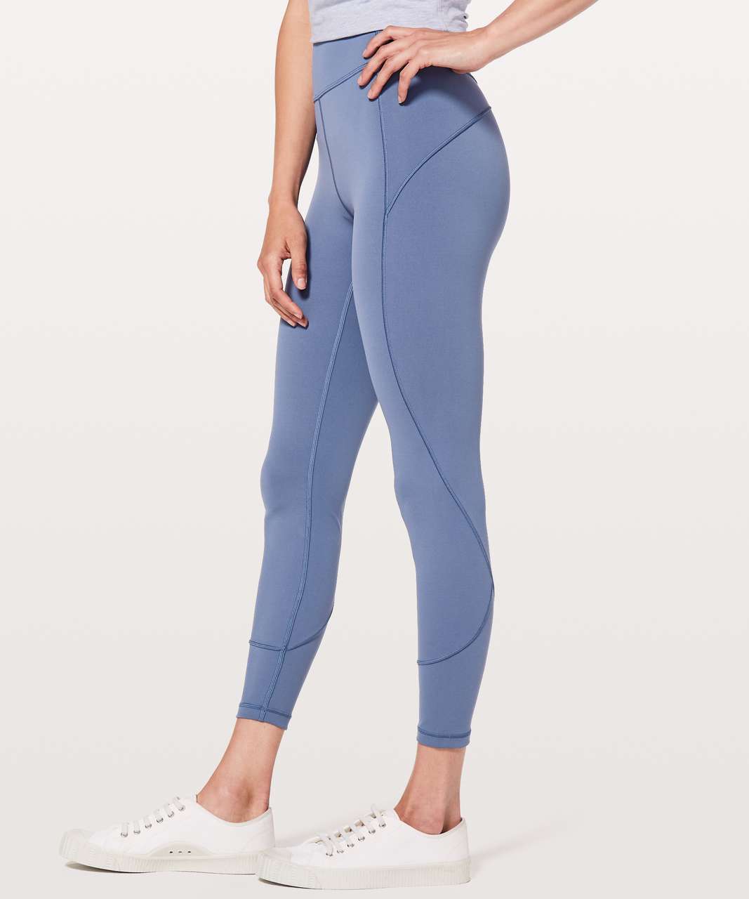 NEW LULULEMON In Movement 25 Tight 12 Utility Blue