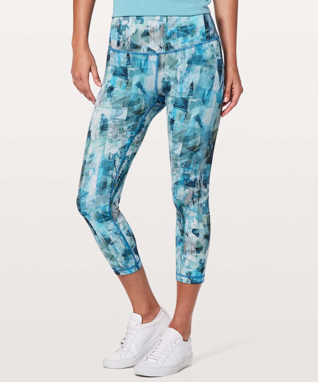 Lululemon Wunder Under Crop (Hi-Rise) 21 - Sun Dazed Multi Blue