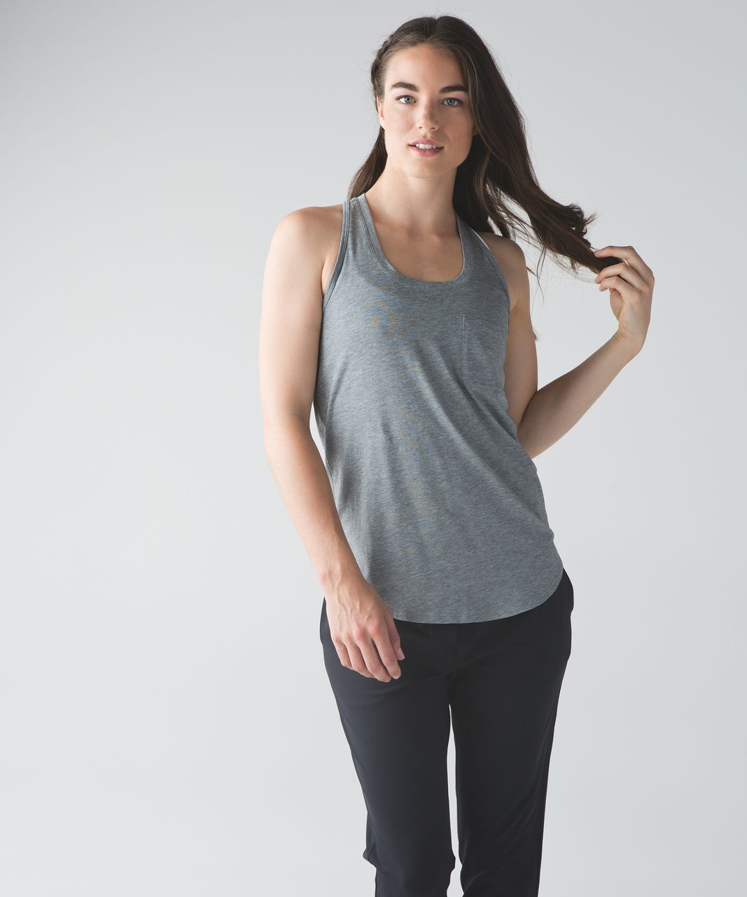 Lululemon Yogi Racer Back III - Heathered Medium Grey (First Release)