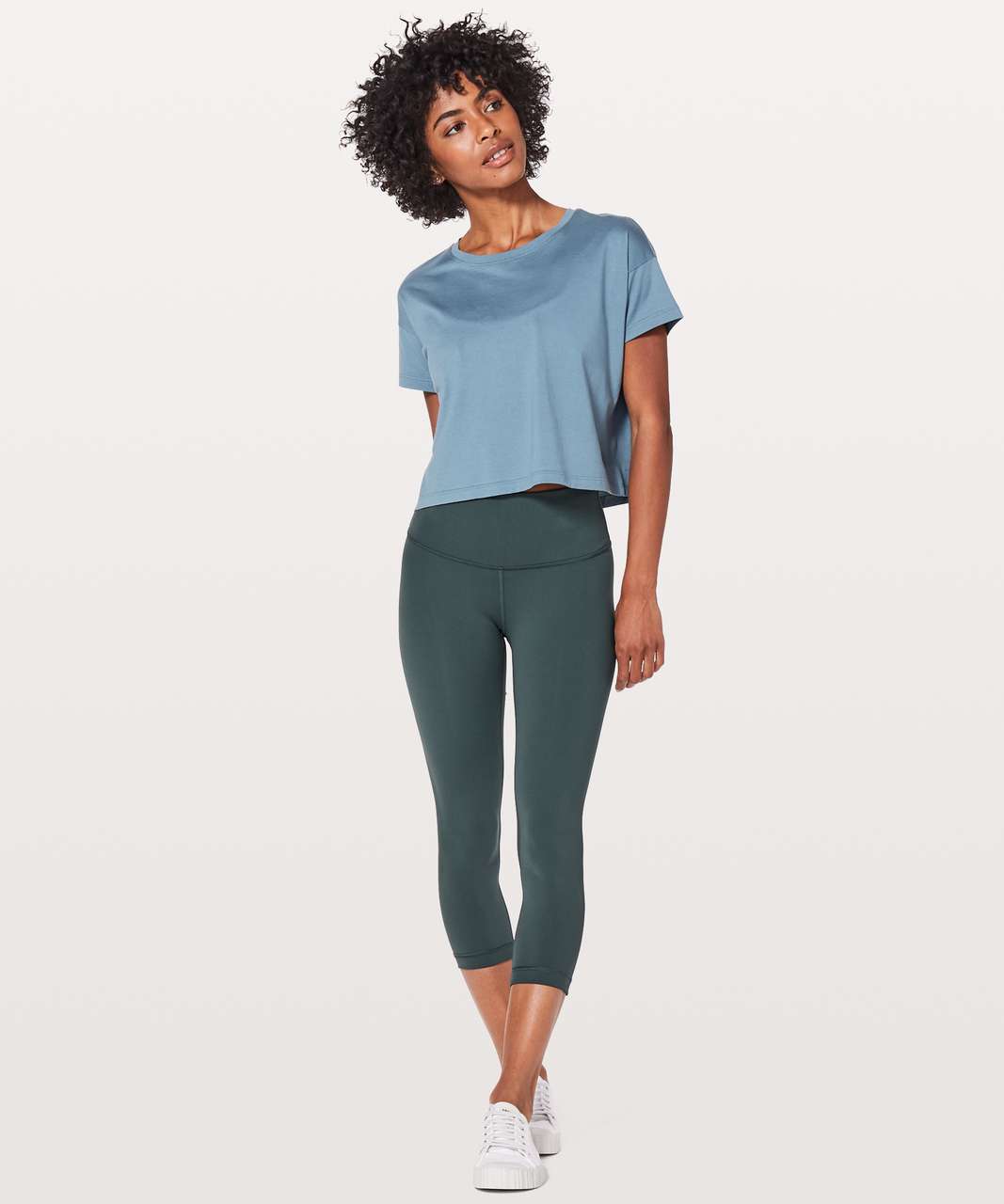 Lululemon Wunder Under Crop (Hi-Rise) 21" - Gravity