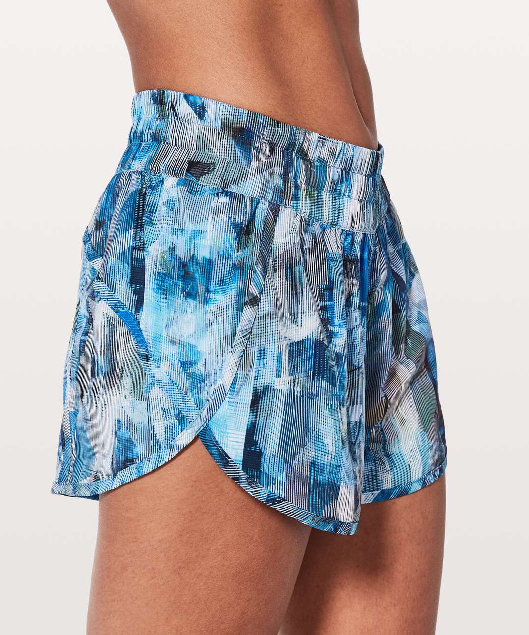 Lululemon Tracker Short V *4" - Sun Dazed Multi Blue