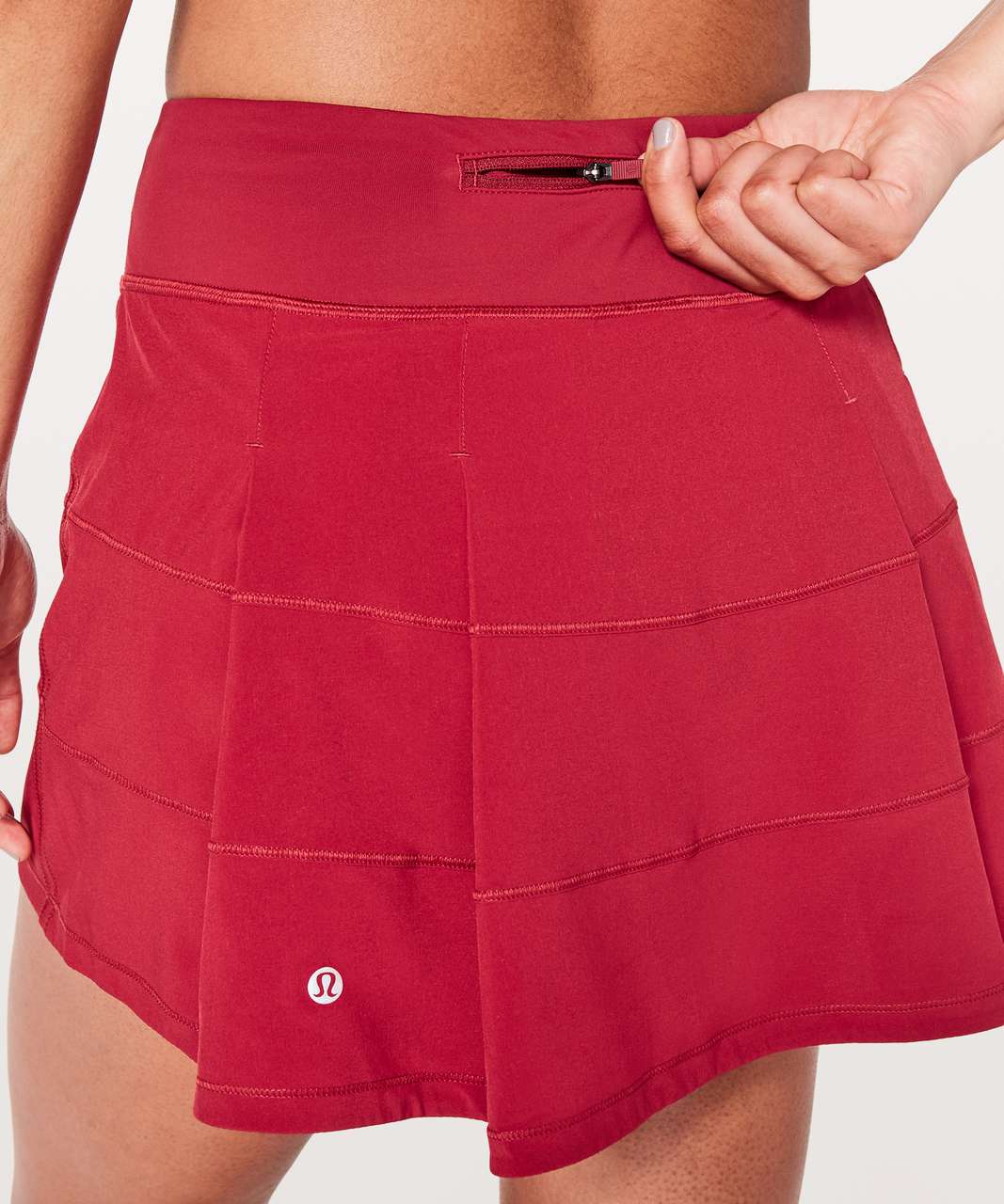 Lululemon Pace Rival Skirt (Tall) *4-way Stretch 15" - Scarlet