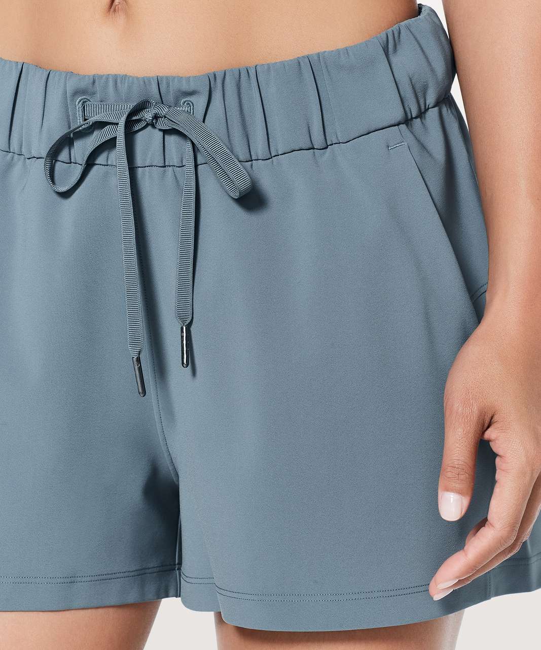 Lululemon On The Fly Short *Woven *2.5" - Blue Charcoal