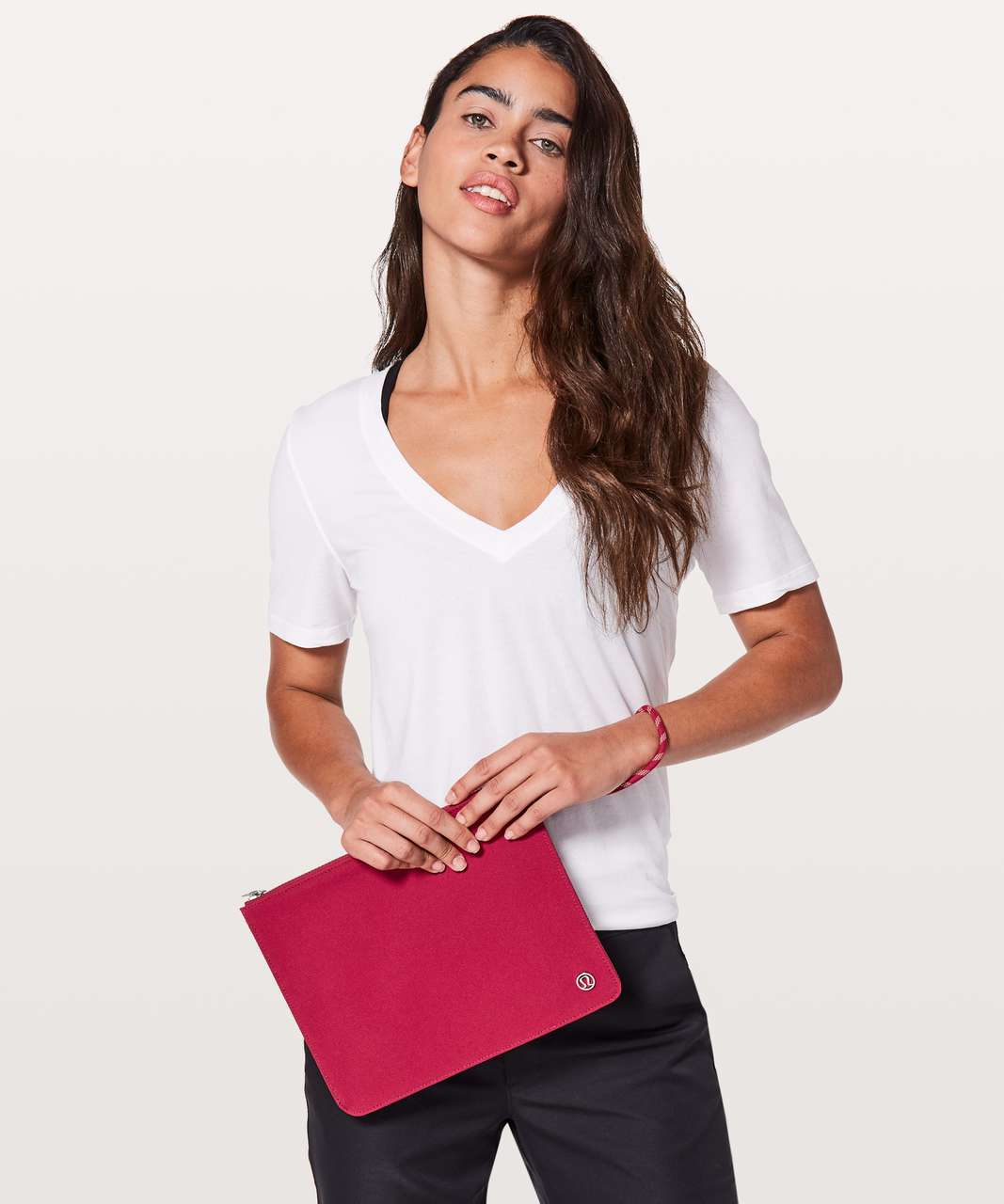 Lululemon All Zipped Up Pouch - Ruby Red